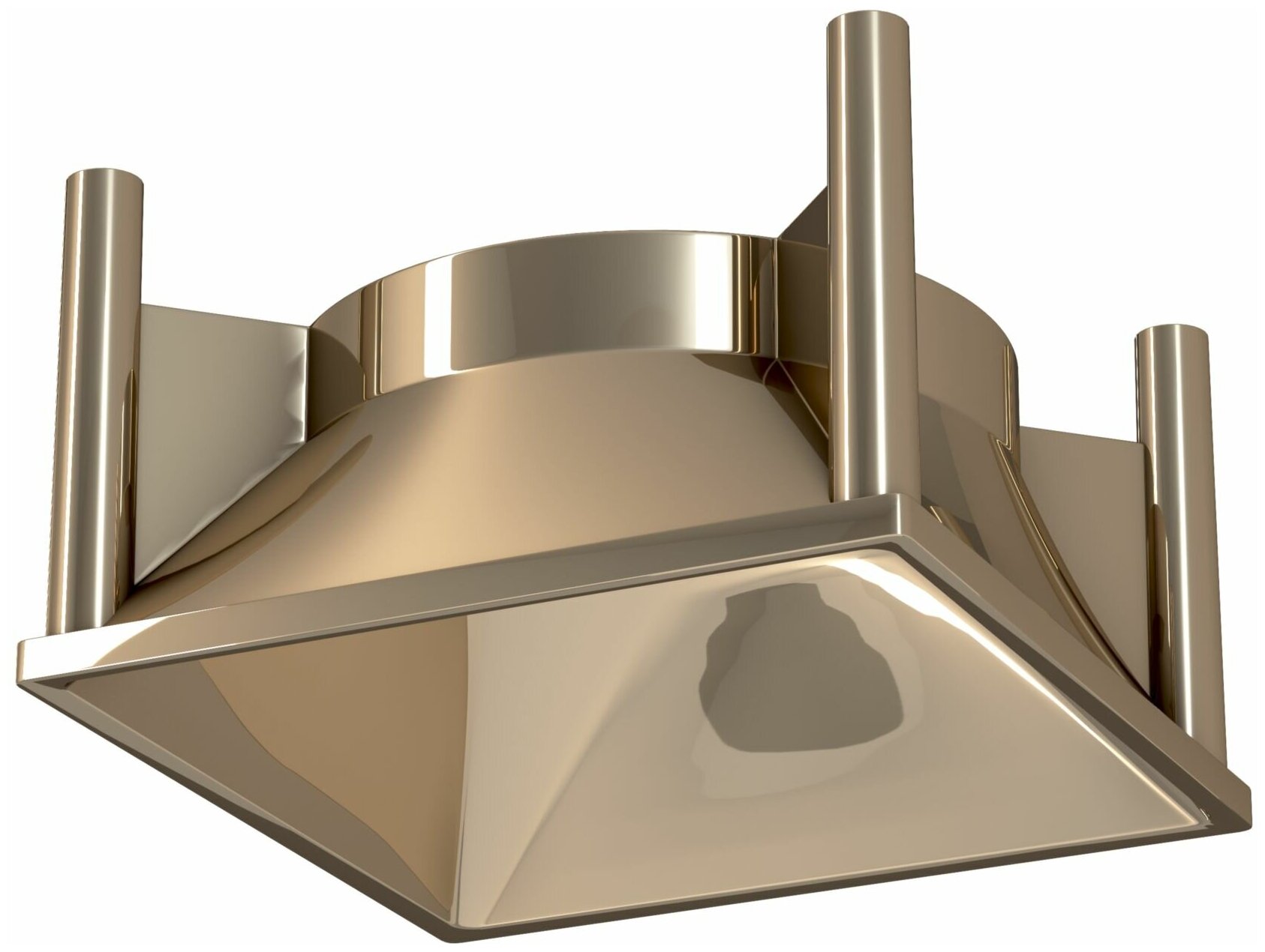 Светильник MAYTONI C065-01G, накладной, LED, компактный, металлический, белый — фото 1