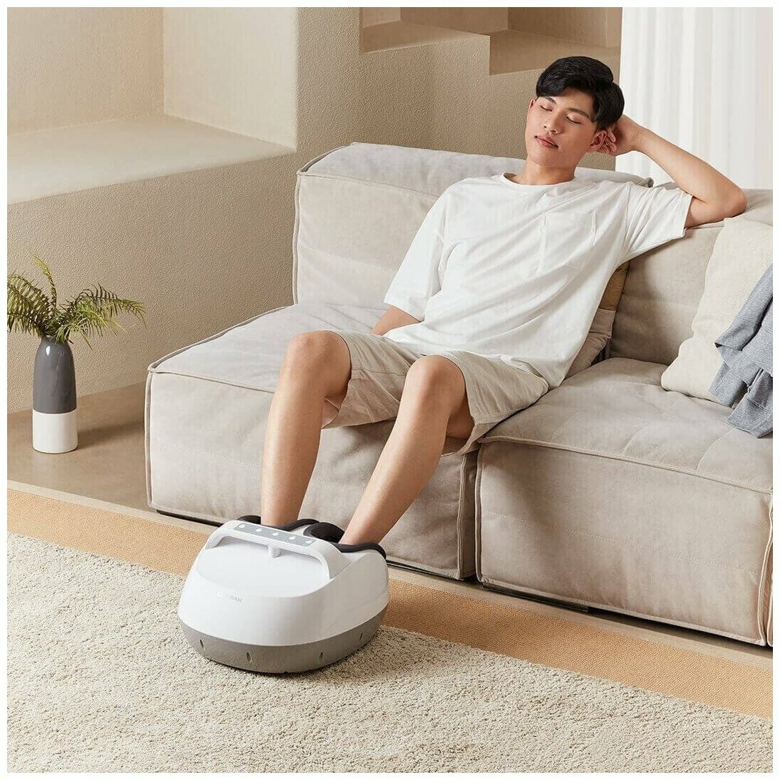 Массажер для ног Xiaomi Leravan Foot Kneading Massage Machine (LJ-ZJ008) - фото №3