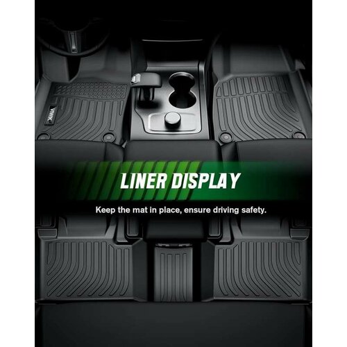 Коврики 3D TPEMATS, CHANGAN Uni-K, для салона, противоскользящие, с бортами, морозостойкие, термопластичная резина.