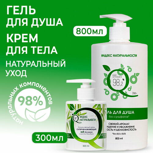 Гель для душа и Крем для тела 557₽