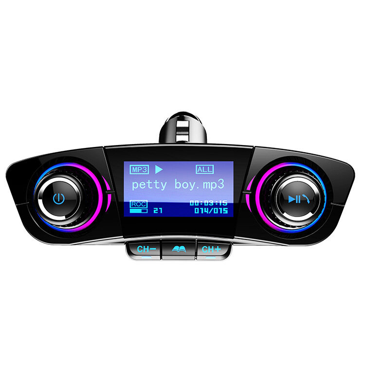 Автомобильный Mp3-плеер - Портативный Автомобильный Цифровой музыкальный проигрыватель с Usb-накопителем и дистанционным управлением для удобного доступа к Музыке BT06-ЖК-дисплей