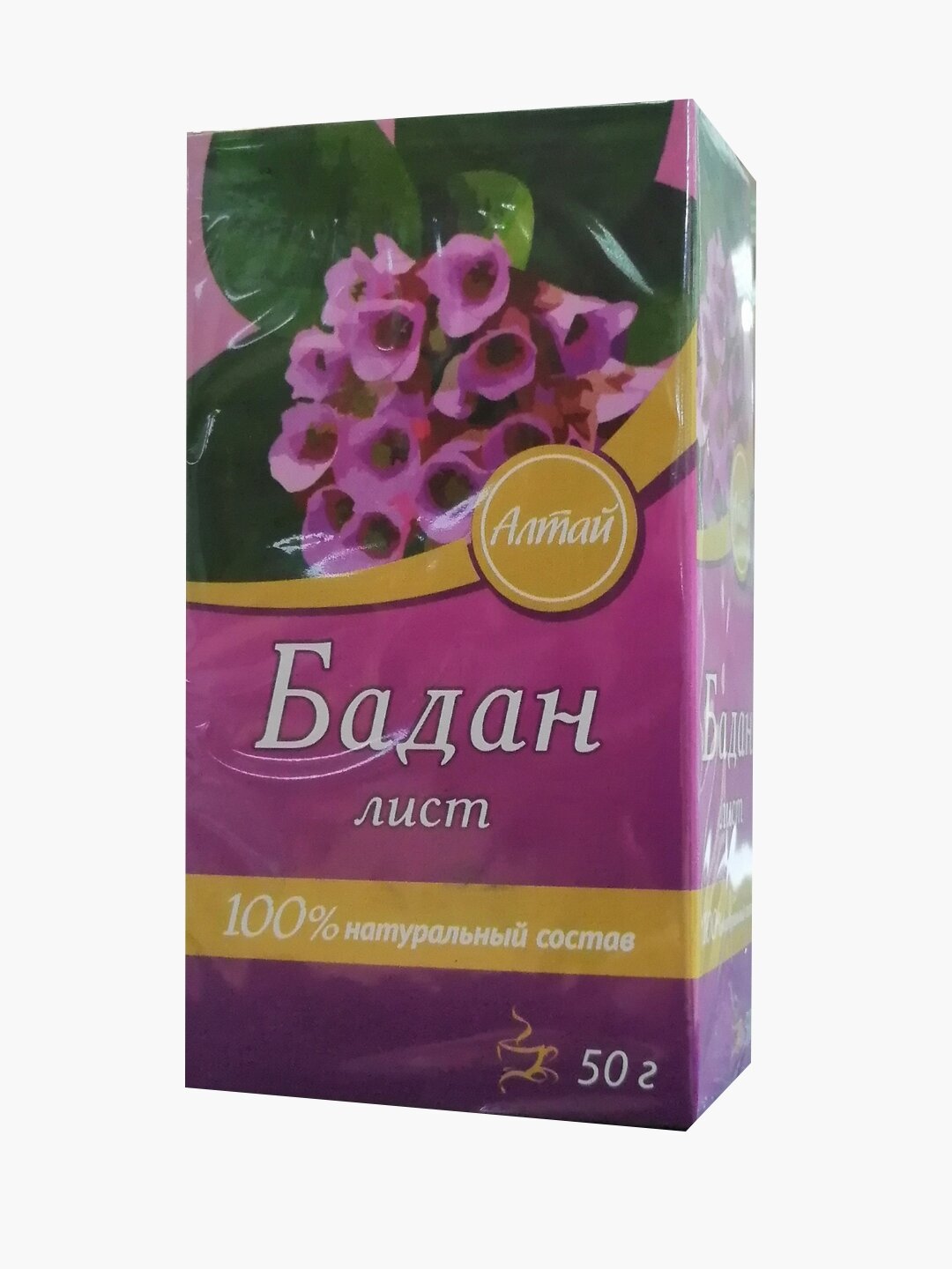 Бадан листья 50 грамм (фирма Кима) (производство Алтайский край)