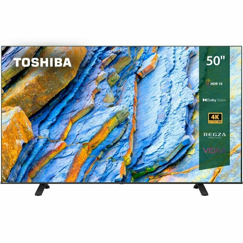 50" Телевизор Toshiba 50C350LE, 4K разрешение, HDR, 60Гц, Smart TV