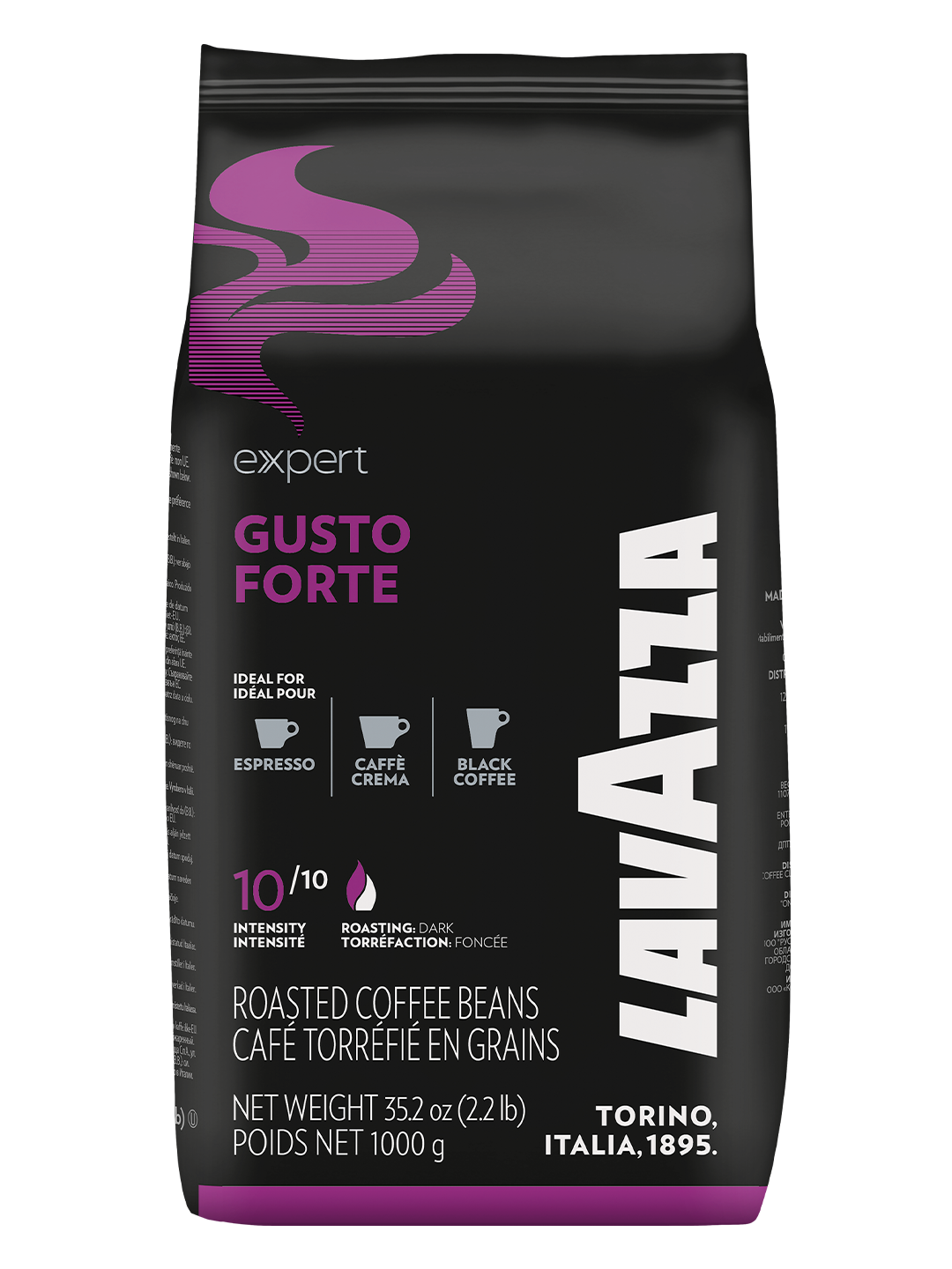 Кофе жареный в зернах Lavazza Gusto Forte, 1 кг
