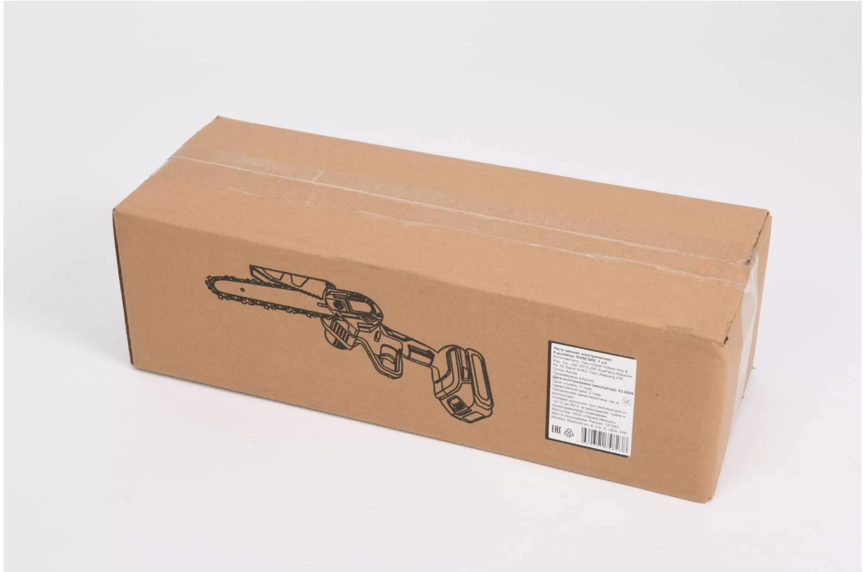 Обзор: Аккумуляторная цепная пила, GVNCS05, 1000 Вт, 6 дюймов, 2 АКБ