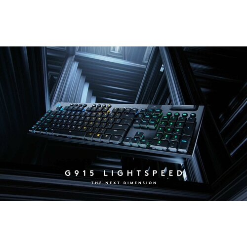 Клавиатура Logitech G915 X беспроводная механическая подсветка русская раскладка 30607₽