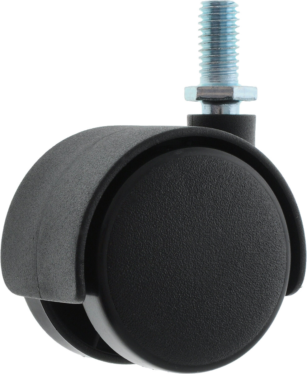 Колесо Amig модель 1501  черное  нейлоновое  поворотное  диаметр 40мм