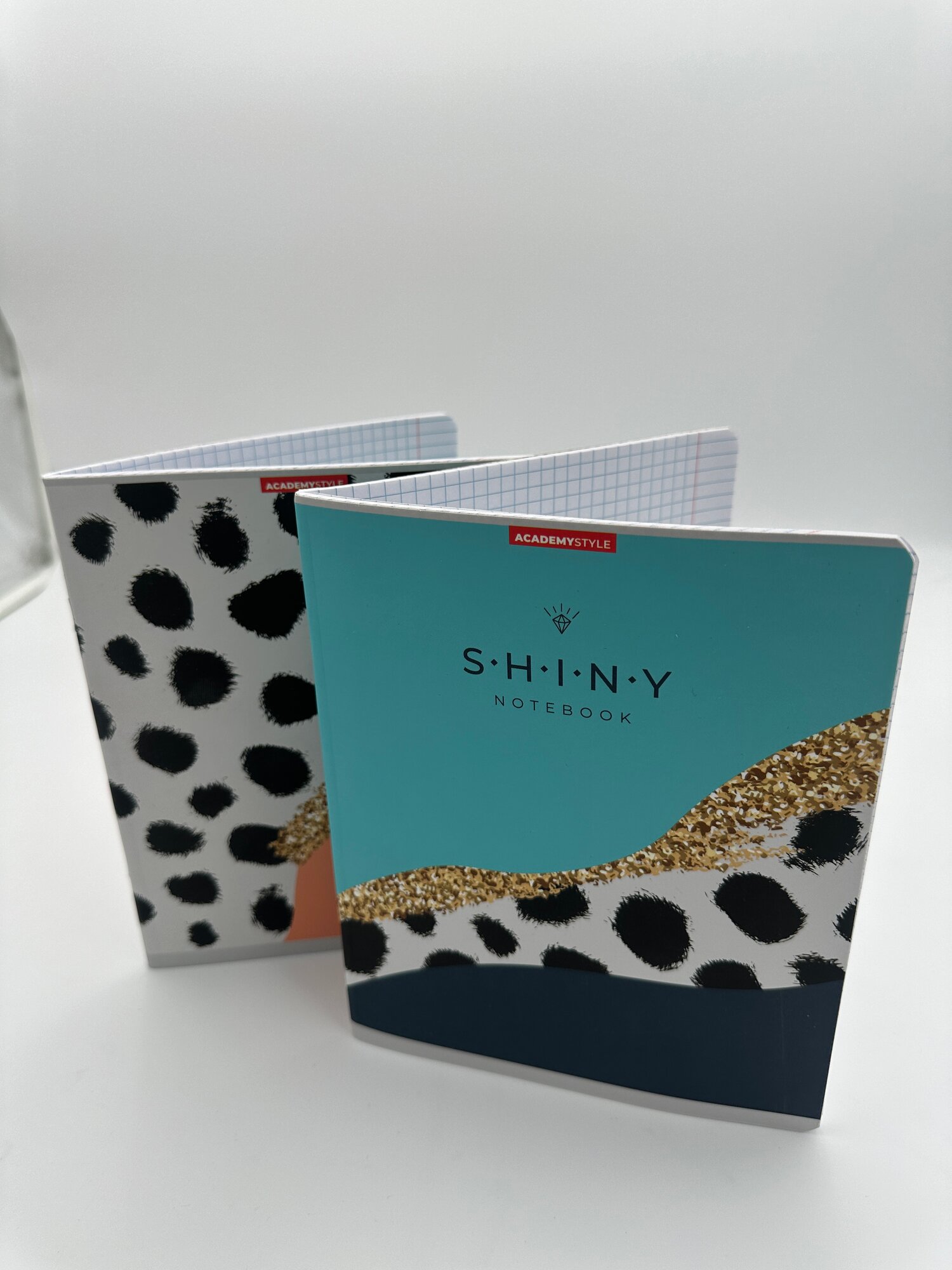 Набор тетрадей в клетку, 2 шт, «SHINY» Универсальный , модный — фото 1