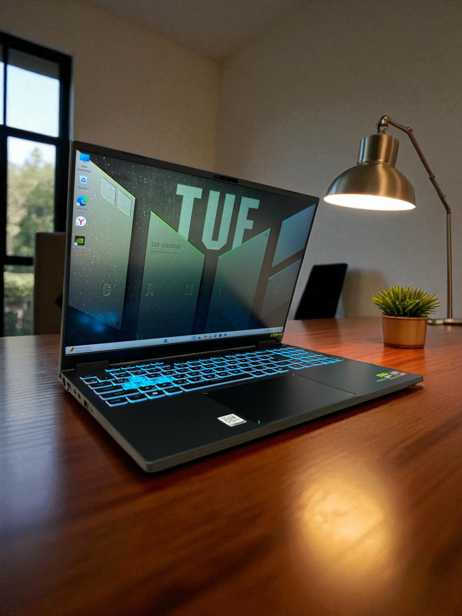 Ноутбук Asus TUF Gaming 6 Pro FA608 Ryzen 9 8940HX, 16 ГБ, 1 ТБ, RTX 5070, 2560x1600, Win 11, Черный, Русская раскладка