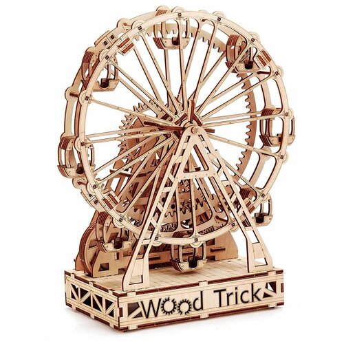 Сборная модель Wood Trick Колесо обозрения (1234-27) конструктор колесо обозрения edu toys 46 деталей