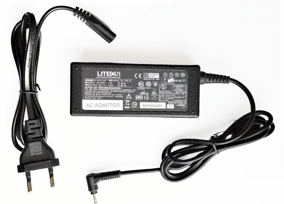 Блок питания (зарядка) для ноутбука Acer N15W8 / N19H1 / N19H4 / N17W7 / 19v 3.42a