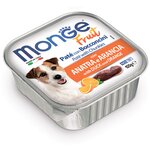 Консервы Monge Dog Fruit для взрослых собак с уткой и апельсином 32шт*100г - изображение