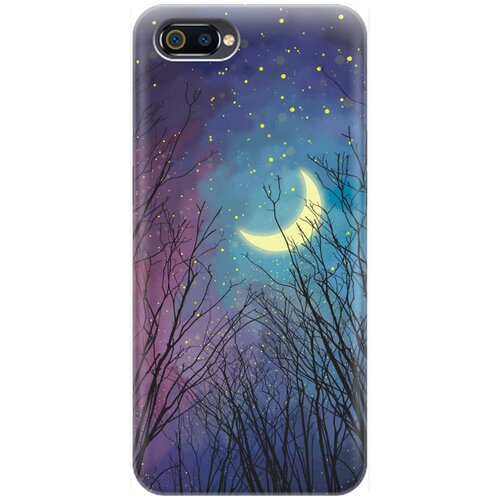 фото Re:pa накладка transparent для oppo a1k / realme c2 с принтом "месяц в ветвях"