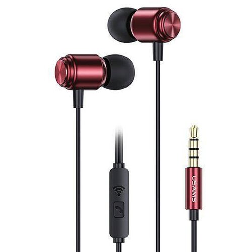 Наушники внутриканальные Usams EP-44 Jack 35мм 12 м цвет красный 38900₽