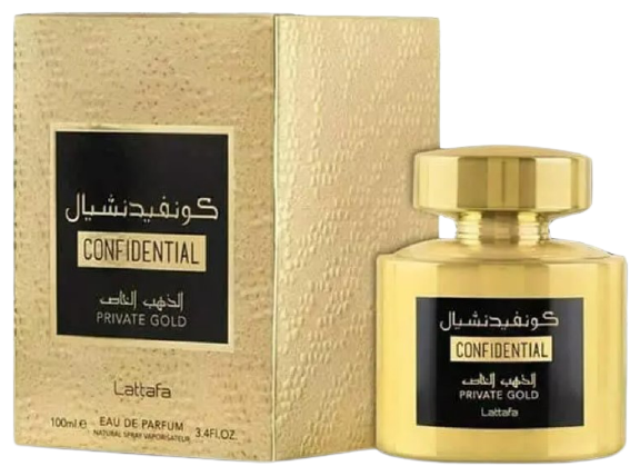 Lattafa Perfumes парфюм Lattafa CONFIDENTIAL PRIVATE GOLD 100ml