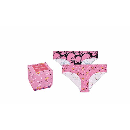 Трусы Happy Socks, размер 44, мультиколор, 2 шт.