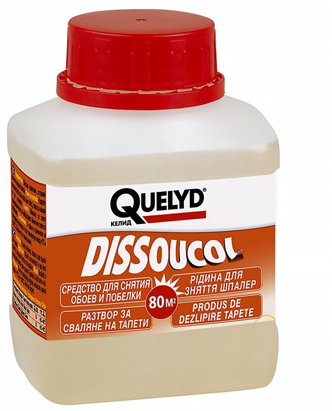 QUELYD жидкость для удаления обоев DISSOUCOL 0.25 л 30609969 - фотография № 4