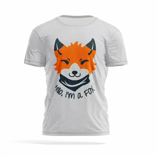 фото Футболка panin brand, размер 4xl, серебряный, коричневый