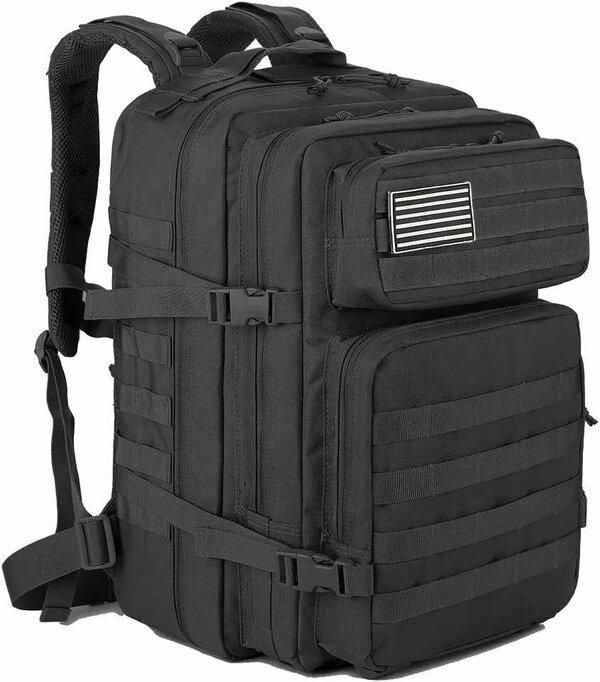 Водонепроницаемый тактический рюкзак с эргономичными плечевыми ремнями и поясной поддержкой 45 литров