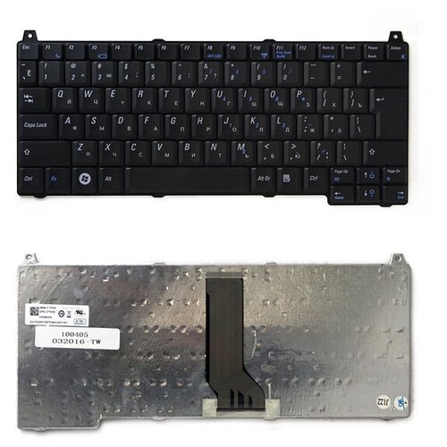 Клавиатура для ноутбука Dell Vostro 1310 1320 1510 1520 2510 Series Г-образный Enter Черная без рамки NSK-ADV0R V020902AS1 113000₽