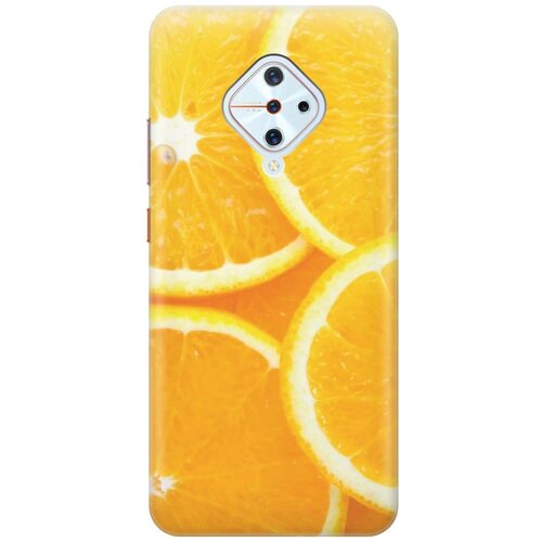 фото Cиликоновый чехол на vivo v17 / виво в17 с принтом "апельсины" gosso