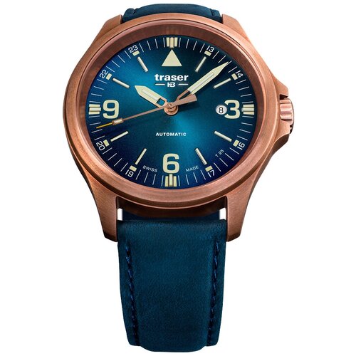 Часы наручные TRASER P67 OFFICER PRO AUTOMATIC BRONZE BLUE 108074