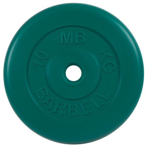 Диск MB Barbell Стандарт MB-PltC26 10 кг зеленый