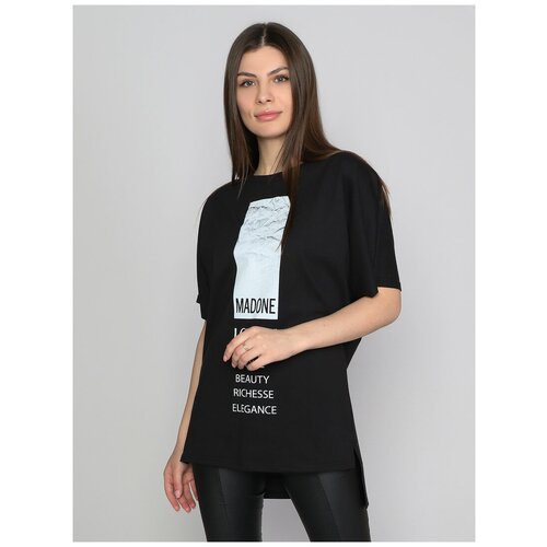 фото Футболка margo, размер 48, черный