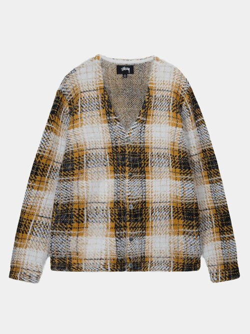 Кардиган HAIRY PLAID stussy ( m / разноцветный / 117169 )