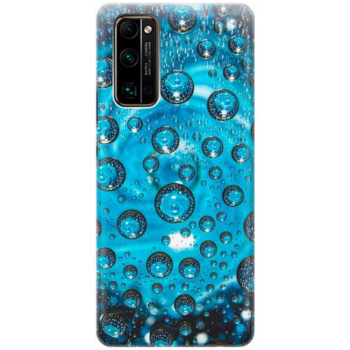 RE: PA Накладка Transparent для Honor 30 Pro+ с принтом Голубые капли re pa накладка transparent для honor 20 pro с принтом голубые капли