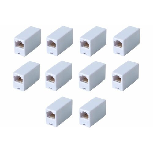 Соединительный модуль (Переходник) TWIST RJ-45/RJ-45 (8P8C), 10 шт/упаковка