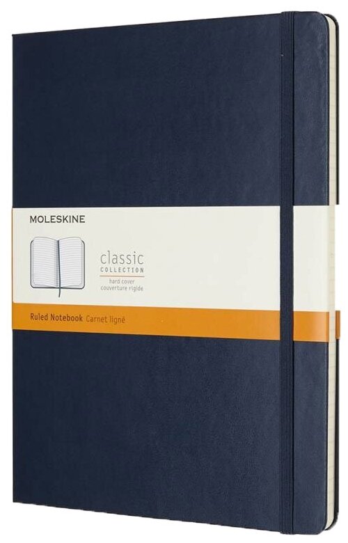 Блокнот Moleskine Classic XLarge (в линейку) синий