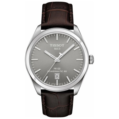 Наручные часы TISSOT T-Classic T101.407.16.071.00, коричневый, серый