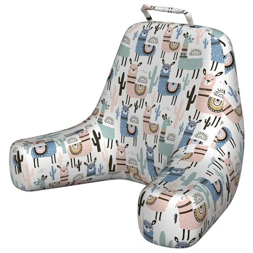 фото Кресло подушка для чтения ambesonne "милые альпаки", 60x120 см