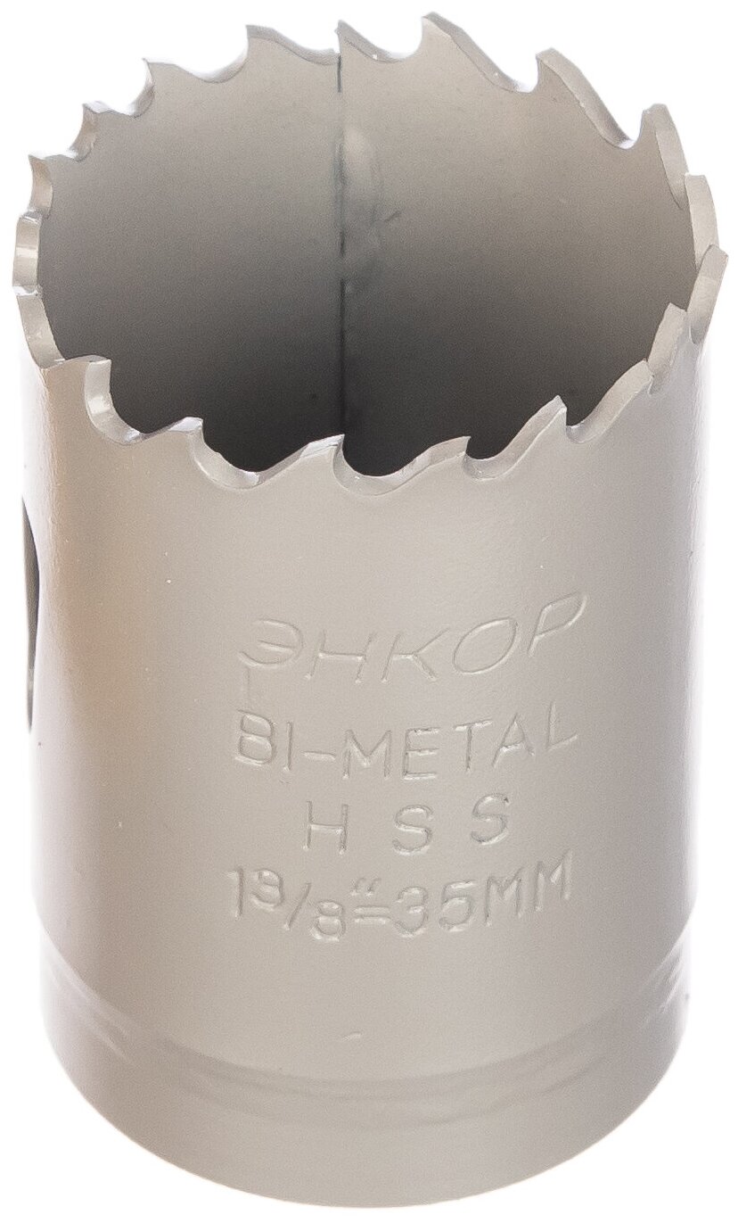 Коронка по металлу (35 мм; Bi-Metal М3) Энкор 24135 15737713