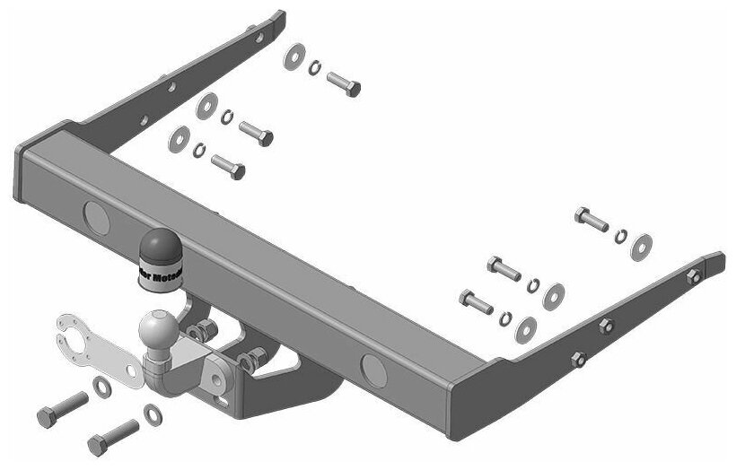 Фаркоп Motodor на Фольксваген Каравелла T5 2009-2015, арт:92705-FE-3