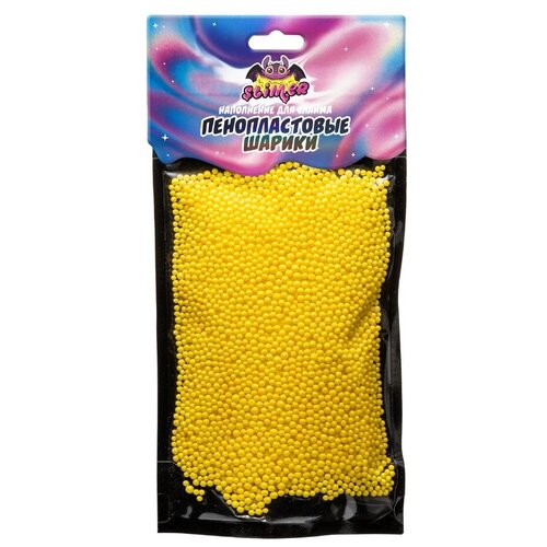 фото Набор волшебный мир slimer. пенопластовые шарики 2 мм желтый