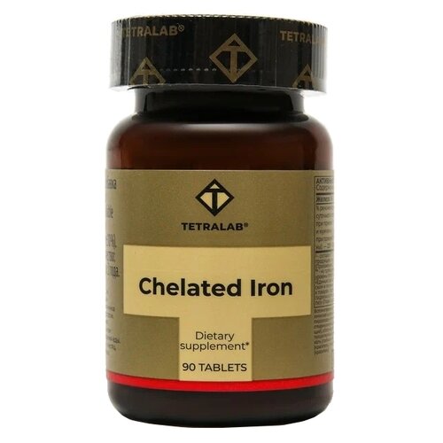 Chelated Iron Tetralab таб., 90 шт.