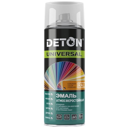 Эмаль Deton Universal атмосферостойкая, RAL 3015, глянцевая, 520 мл, 1 шт. эмаль deton special для бытовой техники белый глянцевая 520 мл 1 шт