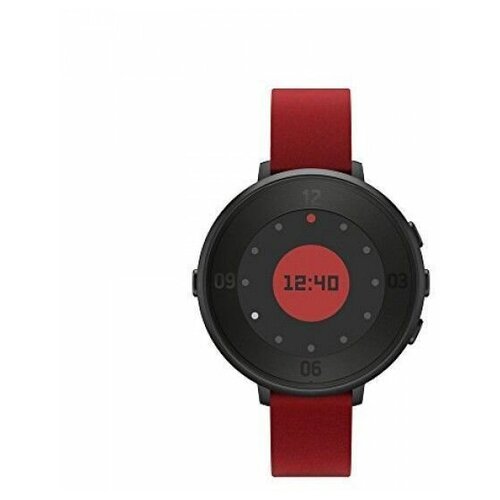 Pebble Time Round Red-Black