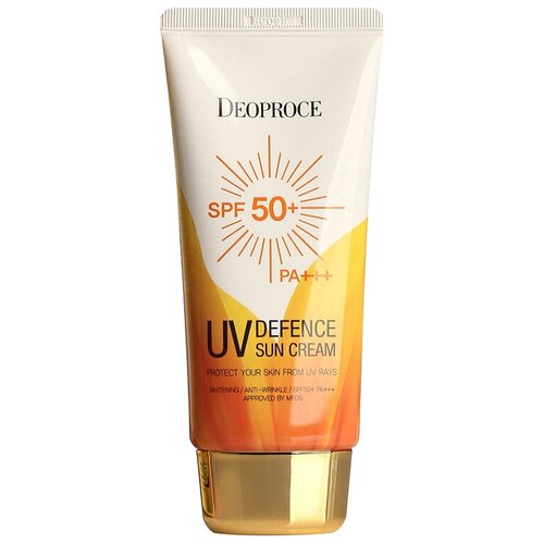 Крем солнцезащитный для лица и тела Deoproce Uv Defence Sun Protector Spf50+ Pa+++, 70 г