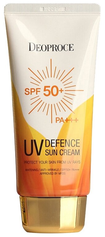 Deoproce Солнцезащитный крем для лица и тела Defence UV SPF 50