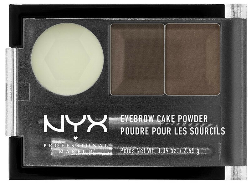 Тени для бровей NYX PROFESSIONAL MAKEUP EYEBROW CAKE POWDER тон 02 Dark brown