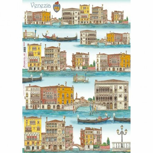 фото Карта для декупажа венеция 50 х 70 см* stamperia dfg337