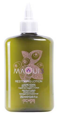 Echosline лосьон Maqui 3 Restoring Lotion Restructuring для восстановления поврежденных и истощенных волос, 250 г, 250 мл, бутылка