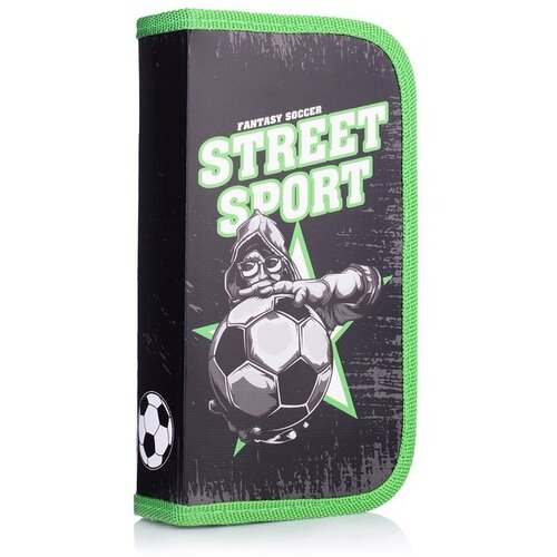 Пенал Пчелка Street Sport 2023, двухсекционный, большой (ПО-09) american street tide restoring ancient ways hooded fleece single high street gangs printed sport cap unlined upper garment coat