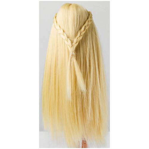 фото Сима-ленд волосы для кукол прямые с косичками, размер маленький 613 4 см