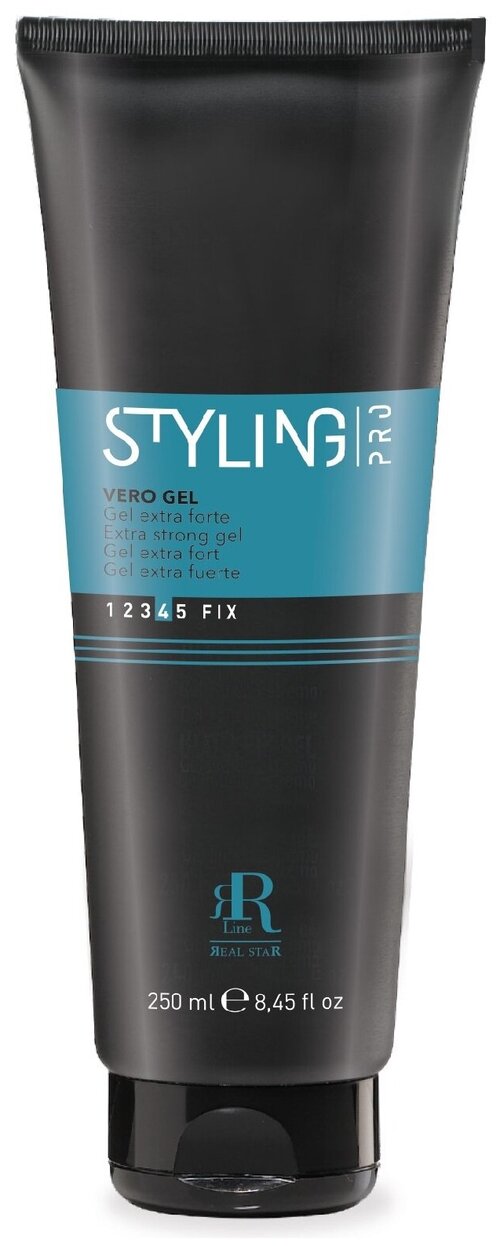 Гель для волос экстрасильной фиксации Extra Strong Gel RR Line Styling Pro, 250 мл.