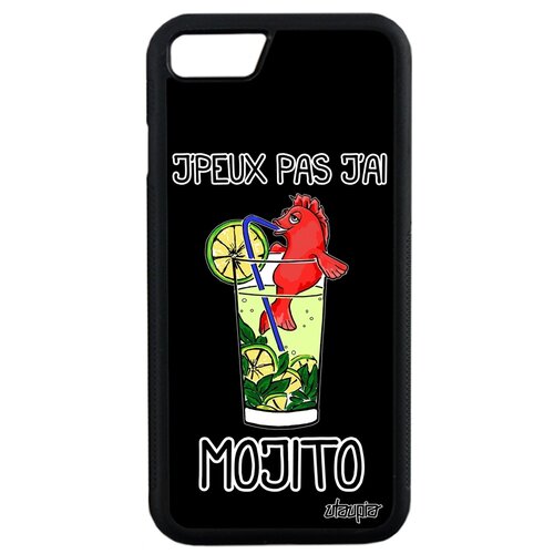 фото Чехол для мобильного apple iphone se 2020, "не могу - у меня мохито!" комикс пиво utaupia