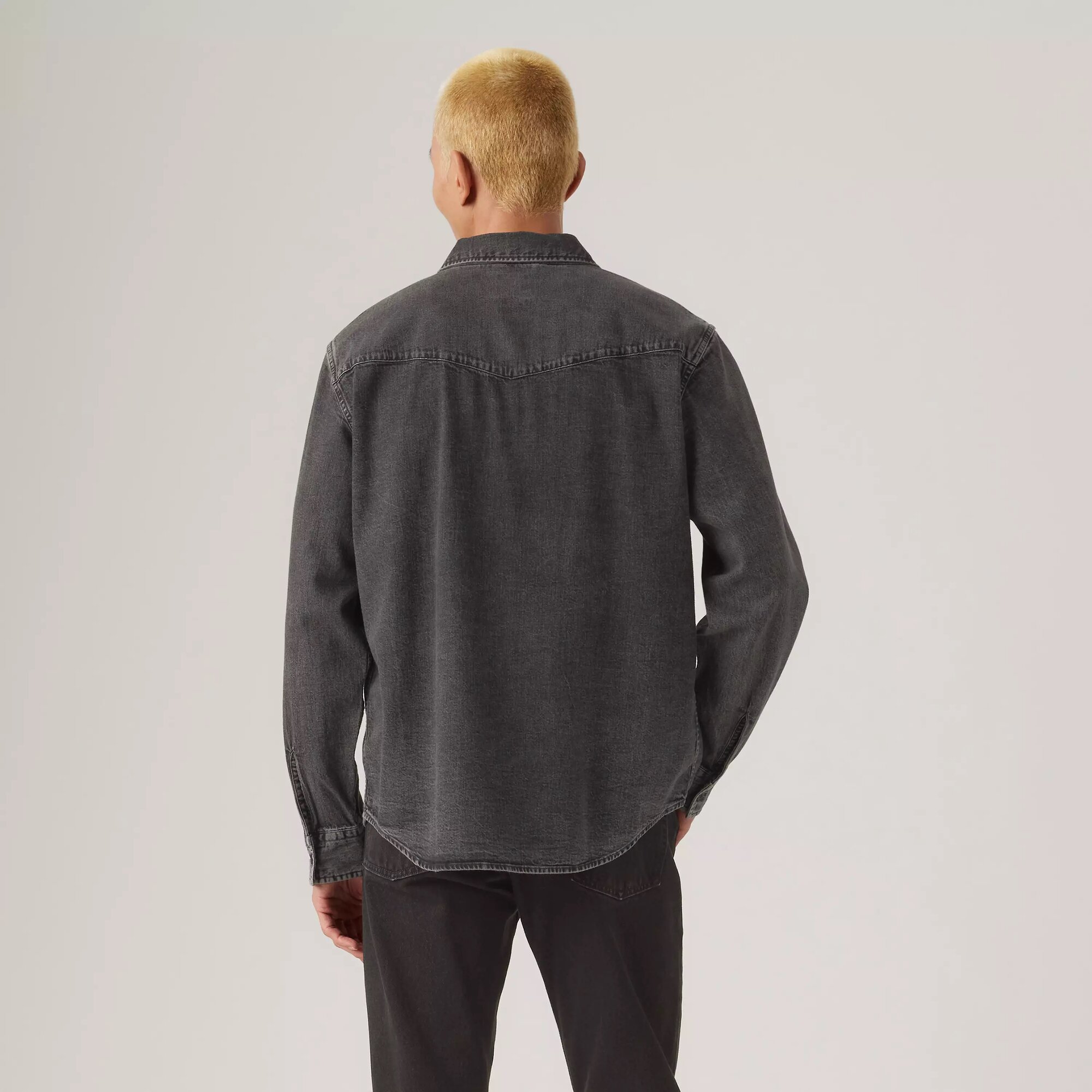 Рубашка Levi's, размер M, черный — фото 1